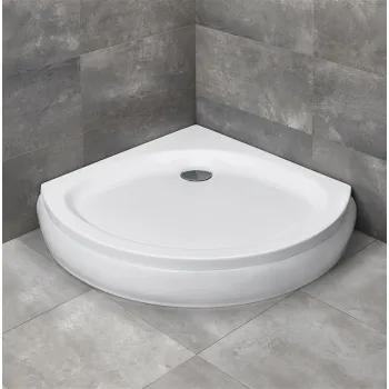 Radaway Dušas paliktnis pusapaļš Patmos B 90x90 ,balts