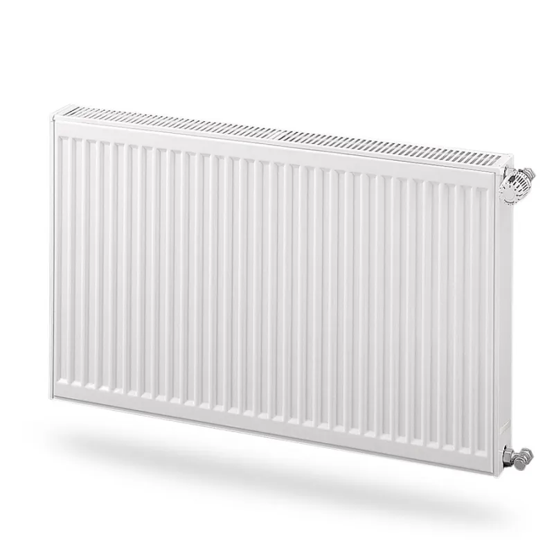 Apkures Radiators Purmo Ventil Compact Tips 11 500x1400mm Ar Apakšas Pieslēgumu OUTLET