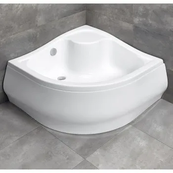 Dušas paliktnis Radaway KORFU A dziļais 800x800, balts