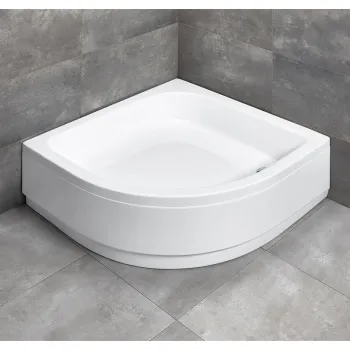 Radaway Dušas paliktnis pusapaļš SAMOS A 90x90 ,balts