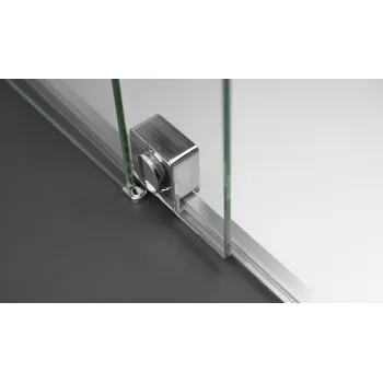 Dušas kabīne Deante Prizma 100x80cm taisnstūra matēts metāls KPNFP10S08