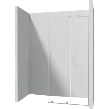 Dušas siena Deante Prizma 90cm, matēts tērauds KTJ_F39R