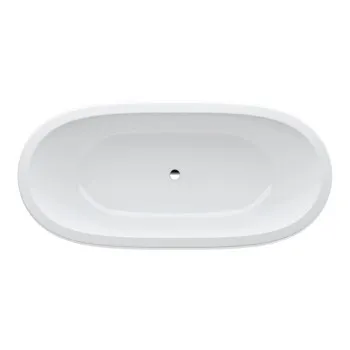 Brīvi stāvoša vanna Laufen II Bagno Alessi One Akmens masas 1830x870x530 Balta