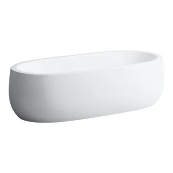 Brīvi stāvoša vanna Laufen Il Bagno Alessi One Akmens masas 1830x870x530 Balta
