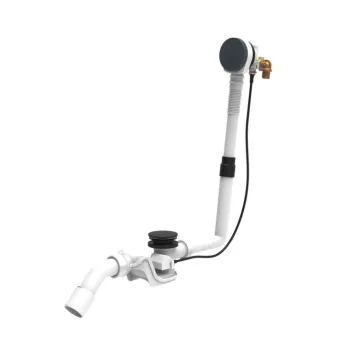 Vannas notece un pārplūdes vārsts standarta vannām Laufen  Melna matēta