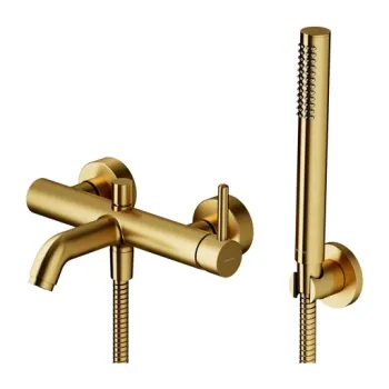 Vannas / dušas maisītājs Omnires Y ar rokas dušu pulēts zelts Y1231GLB