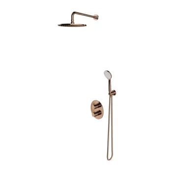 Dušas sistēma Omnires Y iebūvējama ar termostatu varš SYSYT05CP