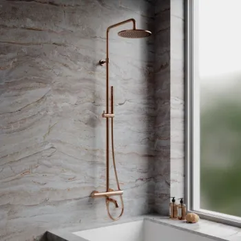 Vannas dušas sistēma Omnires Y ar termostatu pulēts varš Y1234CPB