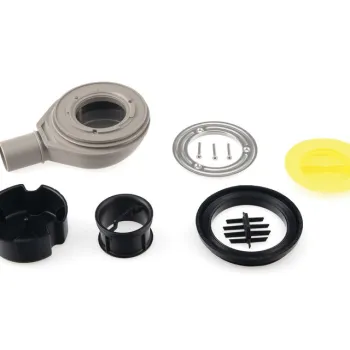 Sifons Dušas paliktnim Polysan Flexia ar Baltu vāciņu 90x90cm 17741