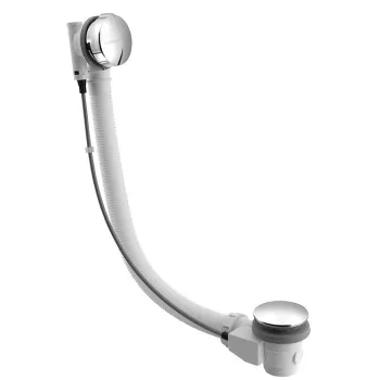 Vannas sifons Polysan 775 mm, ar ūdens uzpildi, Balts 71681W