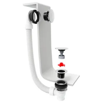 Vannas sifons Polysan 120cm Click-Clack Hromēts 71858