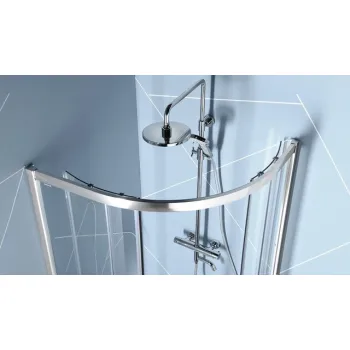 Dušas Kabīne Polysan Easy Line Pusapaļā 1000x800 H=1900mm EL2915