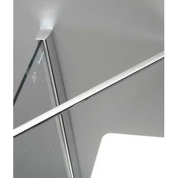Dušas siena Polysan Fortis Line 800x2000cm pulēts alumīnijs/dzidrs stikls FL3580