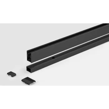 Pagarinājuma profils Polysan,15mm Zoom Line Black 15mm ZL915B