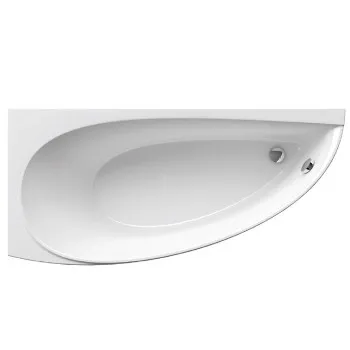 RAVAK Stūra vanna Avocado L 150x75 Akrila, Balta