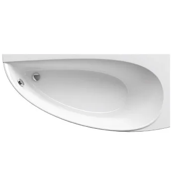 RAVAK Stūra vanna Avocado R 150x75 Akrila, Balta