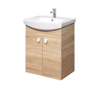 Vannas istabas skapītis Riva SA55-11 (Bez Izlietnes) Sonoma Oak