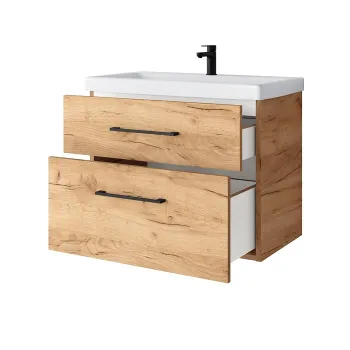 Vannas istabas skapītis Riva SA63-2 (Bez Izlietnes) Gold Craft Oak