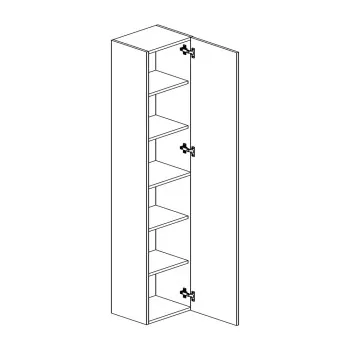 Augstais skapis (Penālis) Riva SU 38 Sonoma Oak