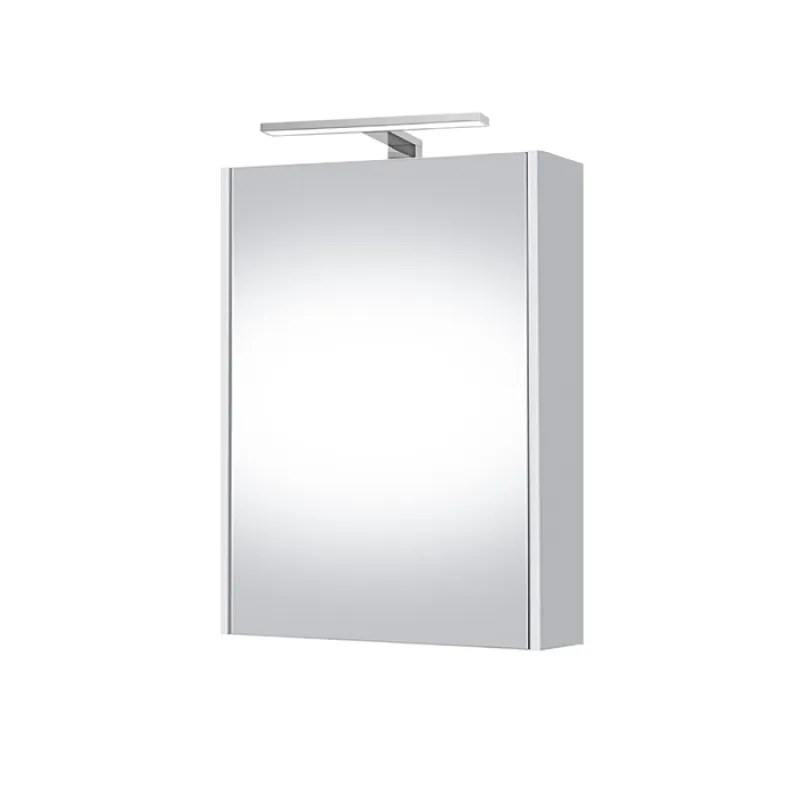 Spoguļskapītis Riva SV45DZ ar LED apgaismojumu, Balts