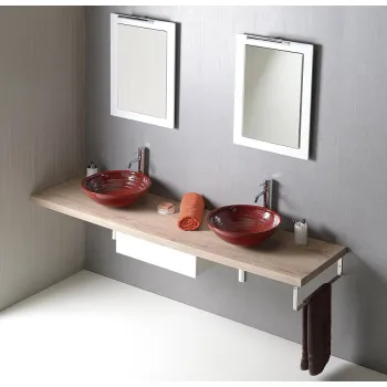 Darba virsma Sapho AVICE MDF 200x50cm, biezums 5cm, rover ozols