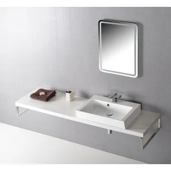 Darba virsma Sapho AVICE MDF 180x50cm, biezums 5cm, sens ozols