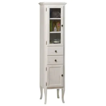 Augstais skapis Sapho RETRO 40x170x36cm, kreisais/vecbalts
