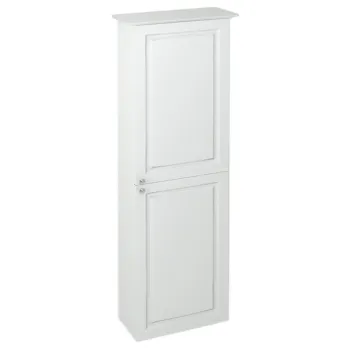 Augstais skapis Sapho VIOLETA 40x140x20cm, labais, pusspīdīgi balts
