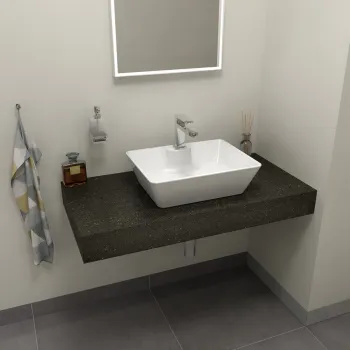 Darba virsma Sapho TAILOR Rockstone 90x50 cm, L versija