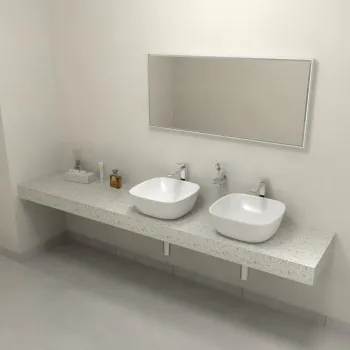 Darba virsma Sapho TAILOR Rockstone 250x50 cm, R versija