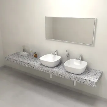 Darba virsma Sapho TAILOR Rockstone 240x50 cm, C versija