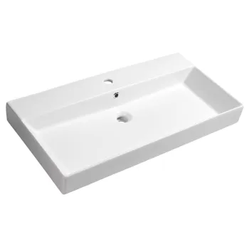 Mēbeļu izlietne Sapho KARE 85 keramikas skapīša izlietne 85x45cm, balta