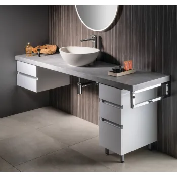 Darba virsma Sapho AVICE 200x50cm, biezums 5cm, cements