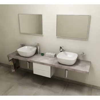 Darba virsma Sapho AVICE 210x50cm, biezums 5cm, cements