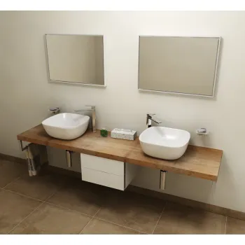Darba virsma Sapho AVICE 210x50cm, biezums 5cm, vecs koks