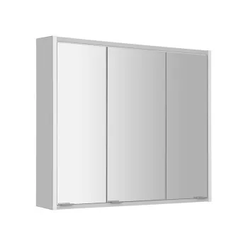 Spoguļskapītis Sapho BATU spoguļskapis 80x71x15cm, 2x LED apgaismojums, spīdīgi balts