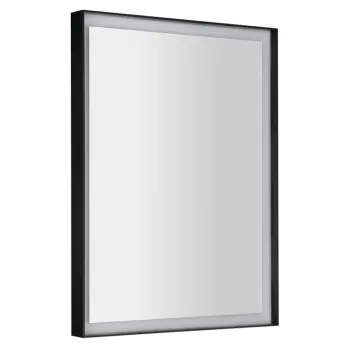 Spogulis Sapho SORT ar LED apgaismojumu 60x80cm, melns matēts