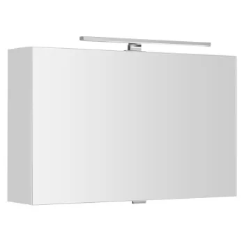 Spoguļskapītis Sapho CLOE ar LED apgaismojumu, 80x50x18cm, balts