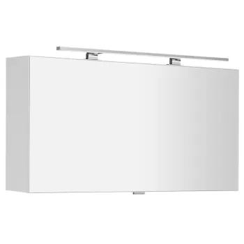 Spoguļskapītis Sapho CLOE ar LED apgaismojumu, 100x50x18cm, balts