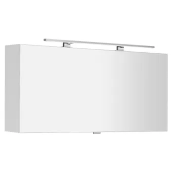 Spoguļskapītis Sapho CLOE ar LED apgaismojumu, 120x50x18cm, balts