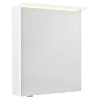 Spoguļskapītis Sapho LINEX ar LED apgaismojumu, 60x70x15cm, kreisais/labais, balts