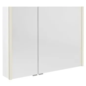 Spoguļskapītis Sapho ALIX ar LED apgaismojumu 96x70x17,5cm, balts