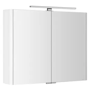 Spoguļskapītis Sapho LUCIE ar LED apgaismojumu, 86x70x17cm, balts