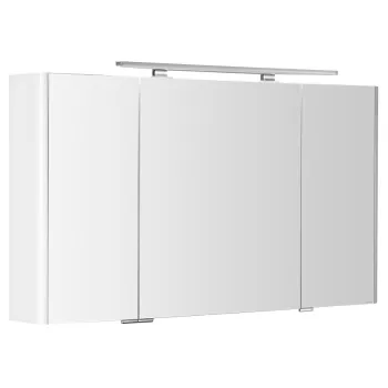 Spoguļskapītis Sapho LUCIE ar LED apgaismojumu, 126x70x17cm, balts