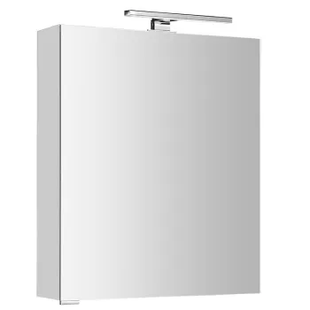 Spoguļskapītis Sapho MIRRÓ ar LED apgaismojumu, 60x70x16cm, kreisais/labais, balts