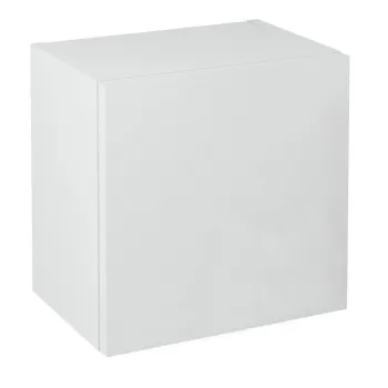 Augstais skapis Sapho ESPACE 35x35x22cm, 1x durvis, kreisā/labā/spīdīgi balta
