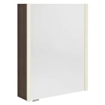 Spoguļskapītis Sapho ALIX ar LED apgaismojumu 56x70x17,5cm, kreisais/labais, Priedes rūsgana
