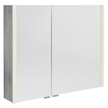 Spoguļskapītis Sapho ALIX ar LED apgaismojumu 86x70x17,5cm, sudraba ozols
