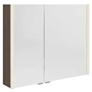 Spoguļskapītis Sapho ALIX ar LED apgaismojumu 86x70x17,5cm, Priedes koks