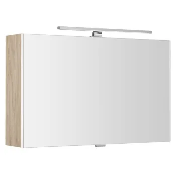 Spoguļskapītis Sapho CLOE ar LED apgaismojumu, 80x50x18cm, Ulme Bardini